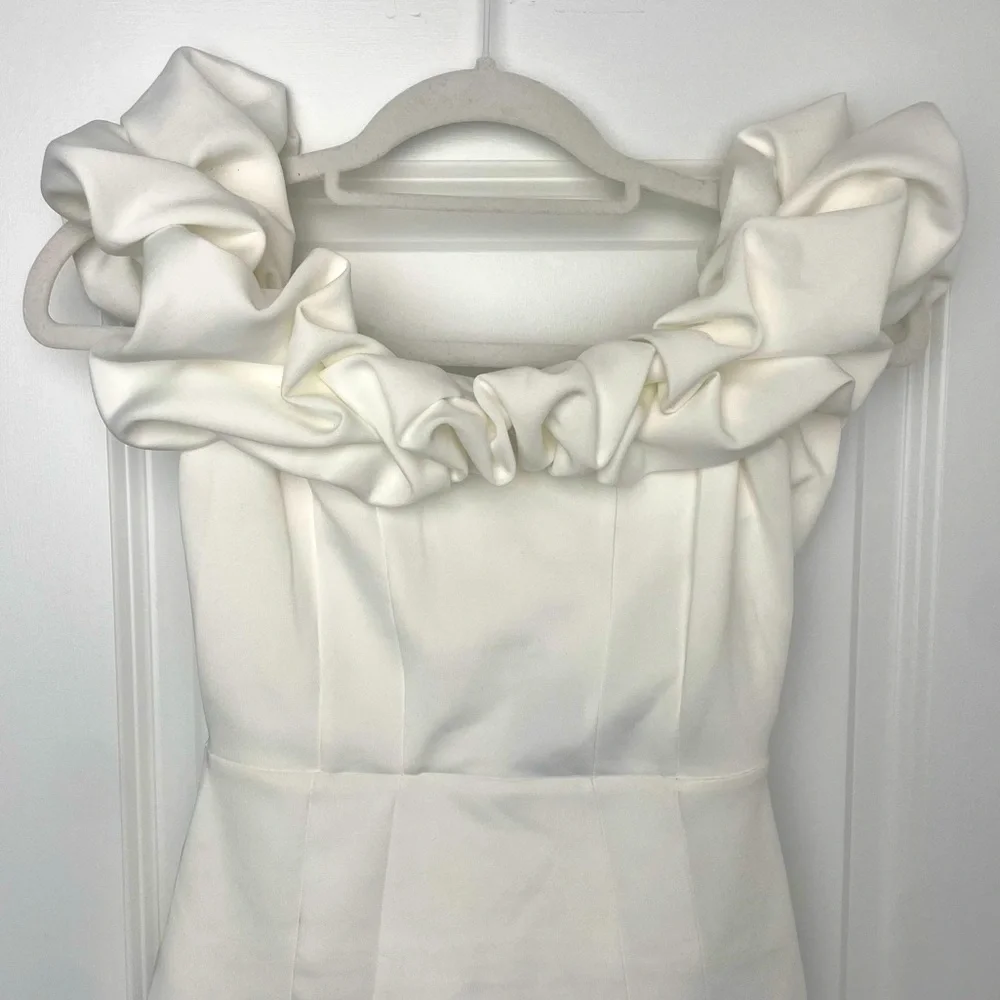 WINDSOR- Kiari Formal Off the Shoulder Ruffled Dress - Picture 9 of 9